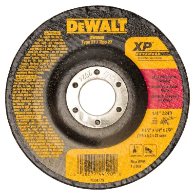4-1/2-IN. X 1/4-IN. X 5/8-IN.-11 High Performance Metal Grinding Wheel