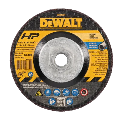 4-1/2-IN. X 1/8-IN. X 5/8-IN.-11 T27 Stainless Wheel