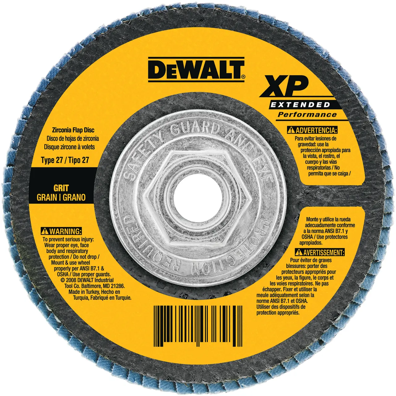 4-1/2-IN. X 5/8-IN.-11 Type 27 Hp Flap Disc (40 Grit)