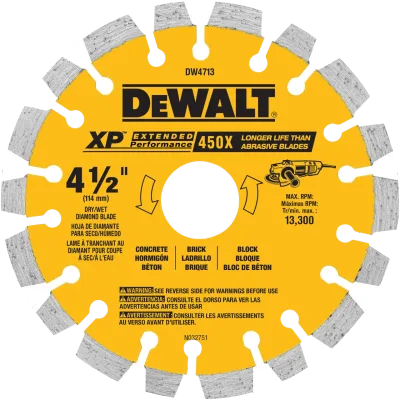 4-1/2-IN. XP™ Segmented Diamond Blade