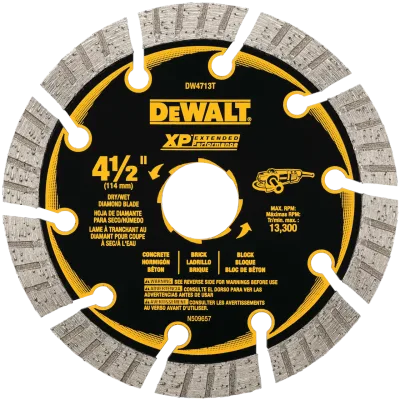 4-1/2-IN. XP™ turbo segmented diamond blade