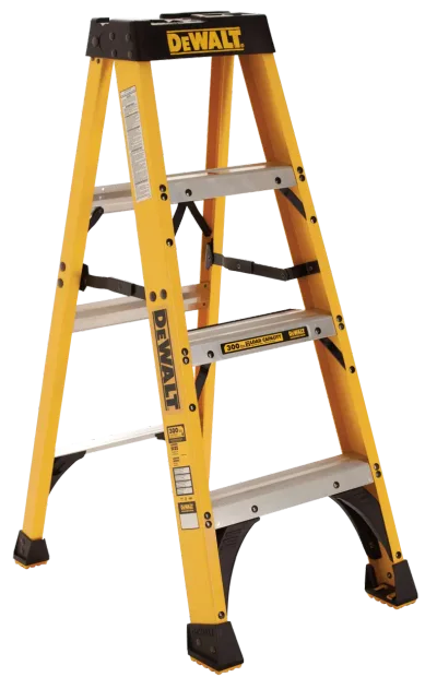 4' fiberglass stepladder 300 lbs load capacity