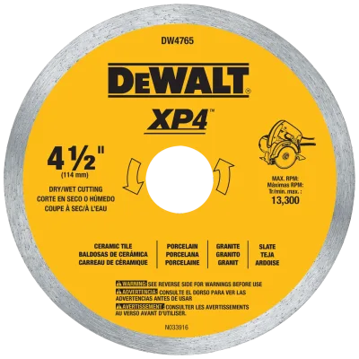 4-IN. X .060-IN. Porcelain Wet/Dry Tile Blade