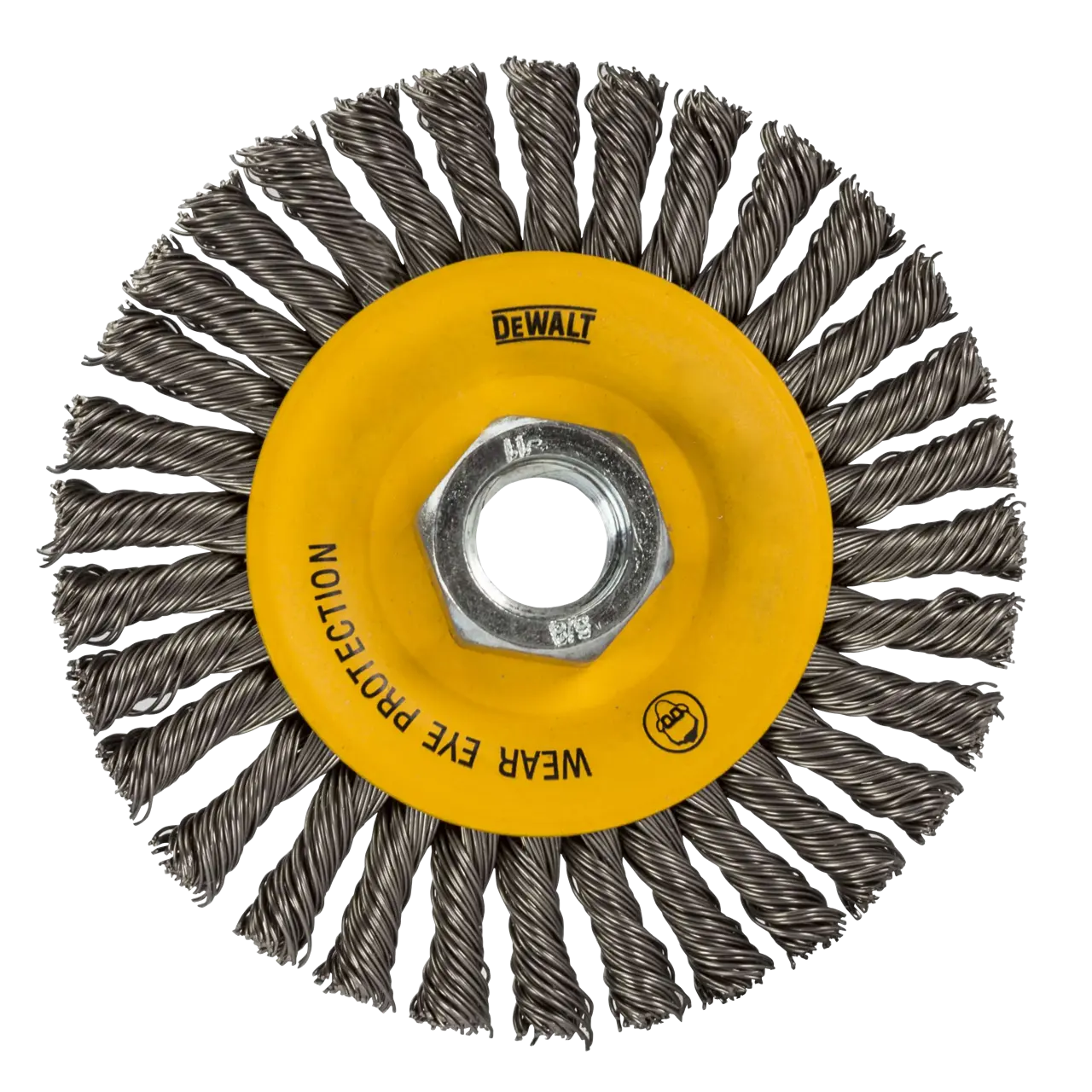 4-IN. X 5/8-IN.-11 HP .020 stainless stringer wire wheel bulk