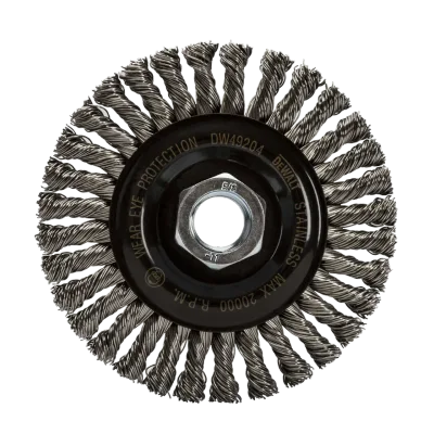 4-IN. X 5/8-IN.-11 Hp .020 Stainless Stringer Wire Wheel