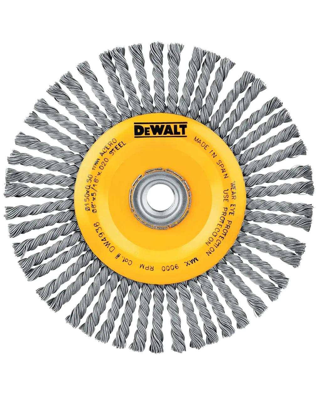 DEWALT 4-IN. X 5/8-IN.-11 XP™ .020 Carbon Stringer Wire Wheel DW4936
