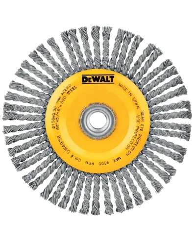 DEWALT 4-IN. X 5/8-IN.-11 XP™ .020 Carbon Stringer Wire Wheel DW4936