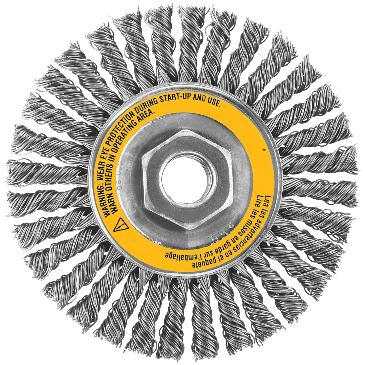 4-IN. X 5/8-IN.-11 XP™ .020 Stainless Stringer Wire Wheel