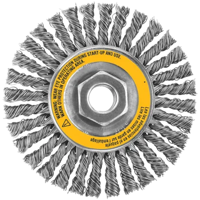 4-IN. X 5/8-IN.-11 XP™ .020 Stainless Stringer Wire Wheel