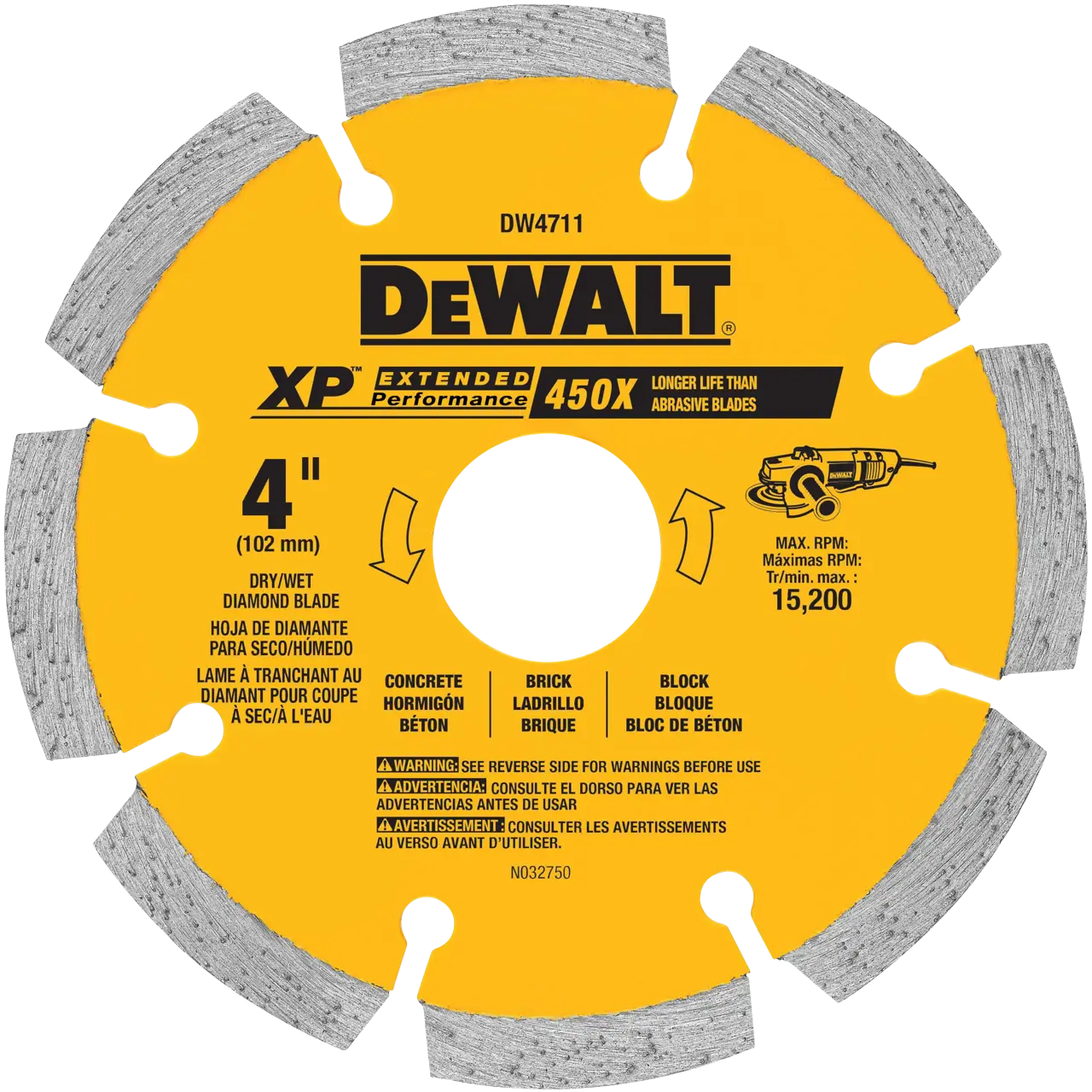 4-IN. XP™ Segmented Diamond Blade