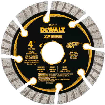 4-IN. XP™ turbo segmented diamond blade