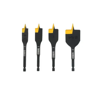 4 Pc. Short 4" Spade Bit Set