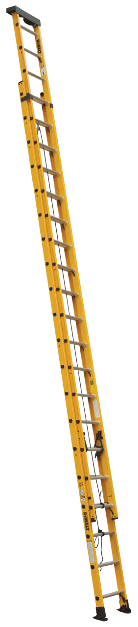 40' fiberglass extension ladder 300 lbs load capacity