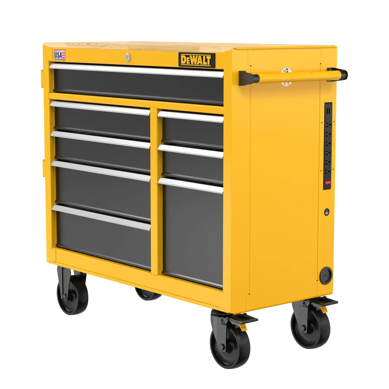 40-IN. Wide 8 Drawer Mobile Workstation