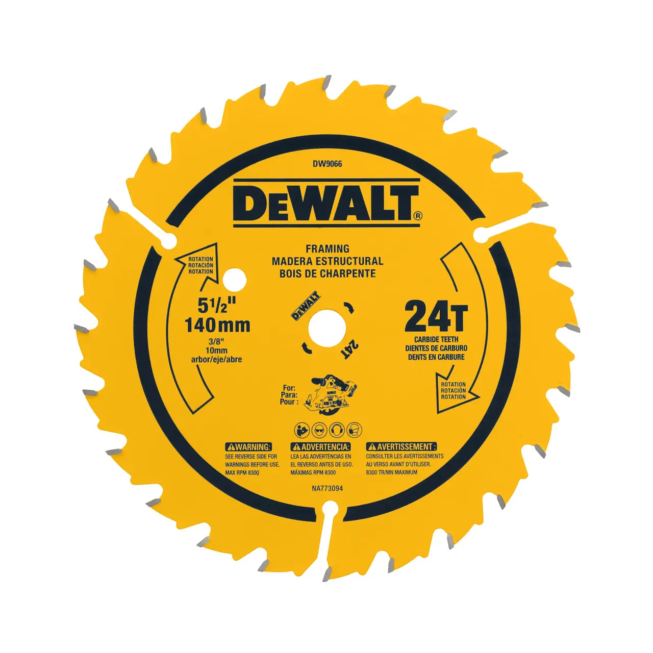 5-1/2" 24T Cordless Construction Blade