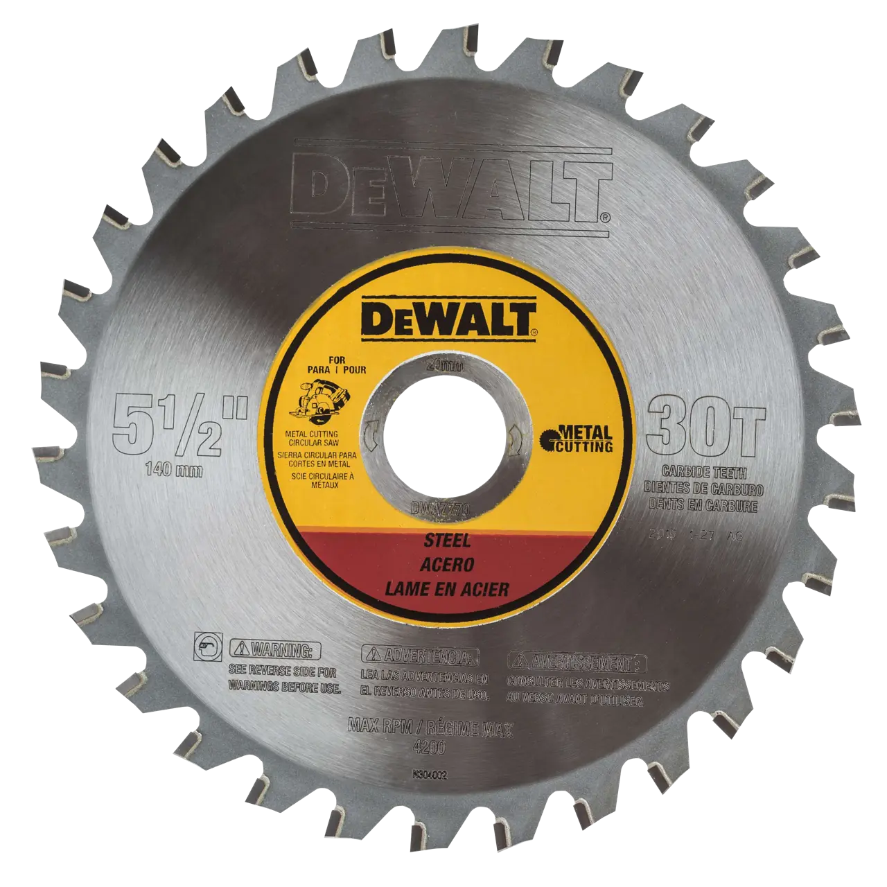 5-1/2-IN. 30T Ferrous Metal Cutting Saw Blade
