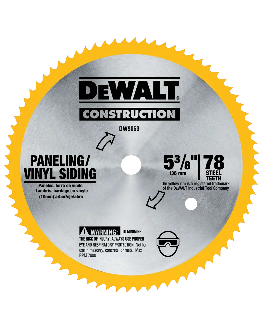 5-3/8-IN. 80T Saw Blade for Vinyl/Paneling