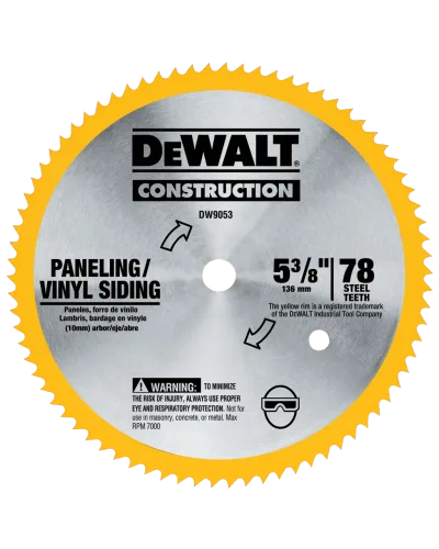 5-3/8-IN. 80T Saw Blade for Vinyl/Paneling