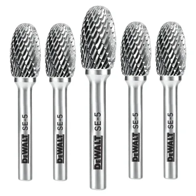 5 Pack Carbide Burr Size SE-5