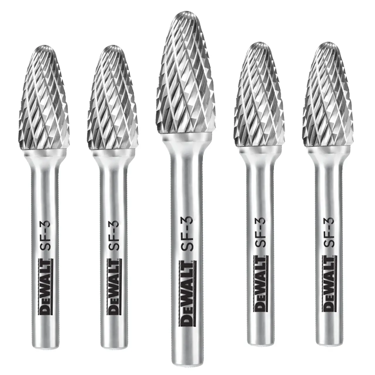 5 Pack Carbide Burr Size SF-3