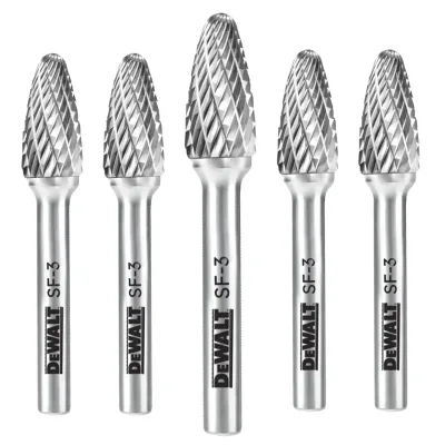 5 Pack Carbide Burr Size SF-3