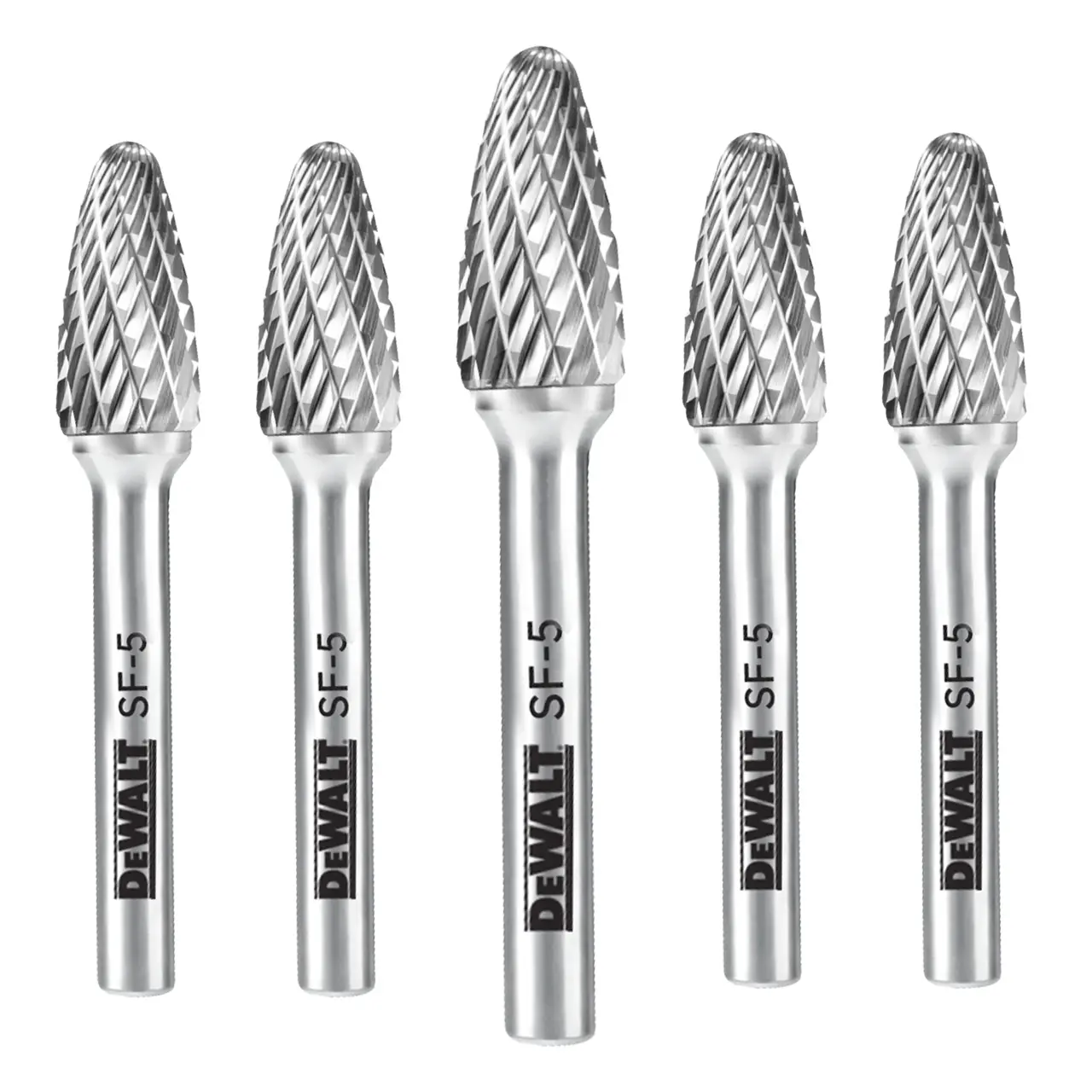 5 Pack Carbide Burr Size SF-5