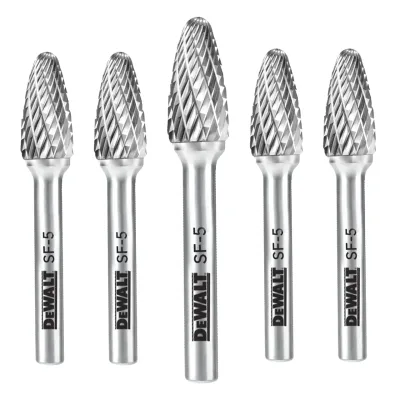 5 Pack Carbide Burr Size SF-5