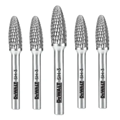 5 Pack Carbide Burr Size SH-3