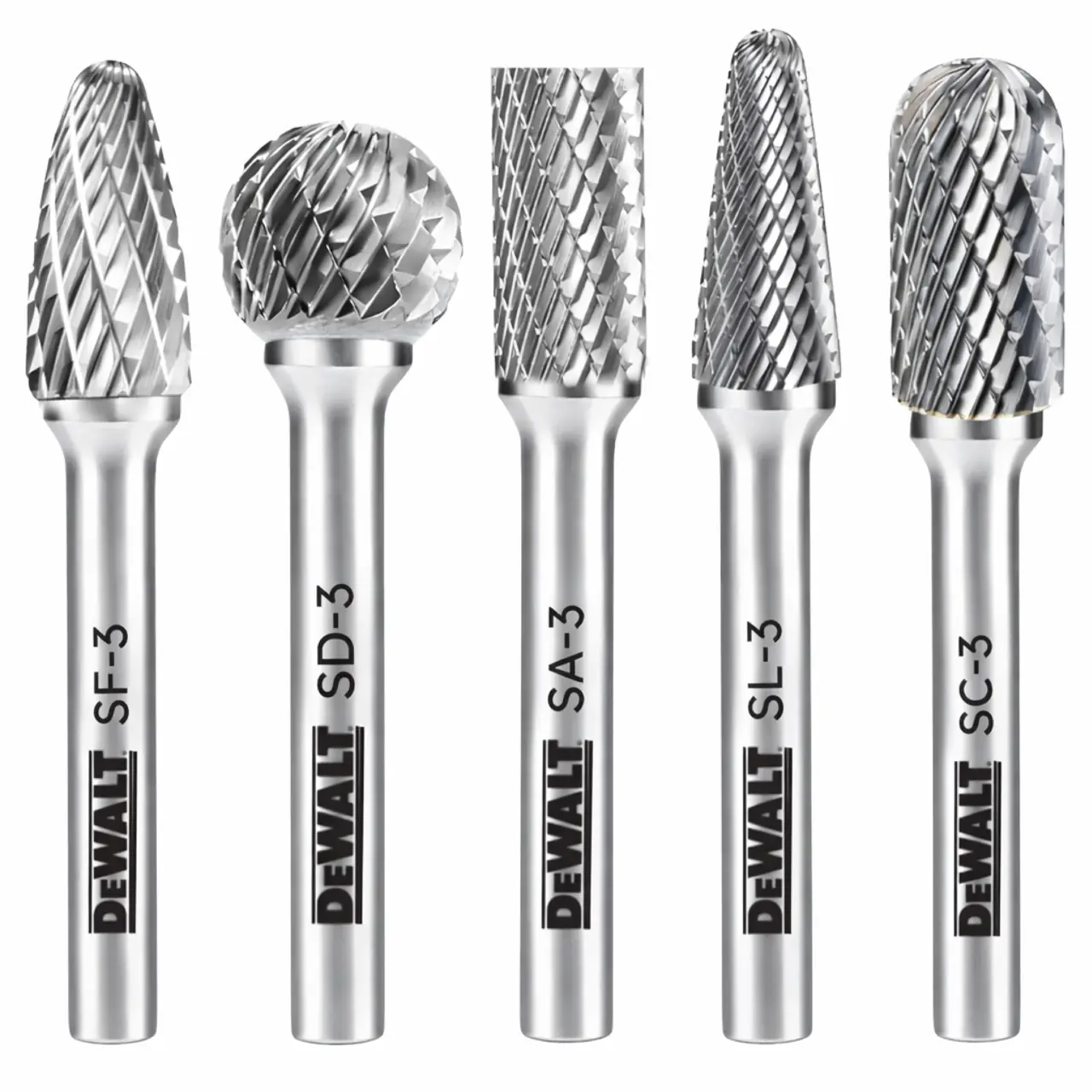5 Pack Size 3 Carbide Burrs