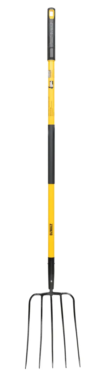 52-IN. 5-Tine Fiberglass Handle Fork