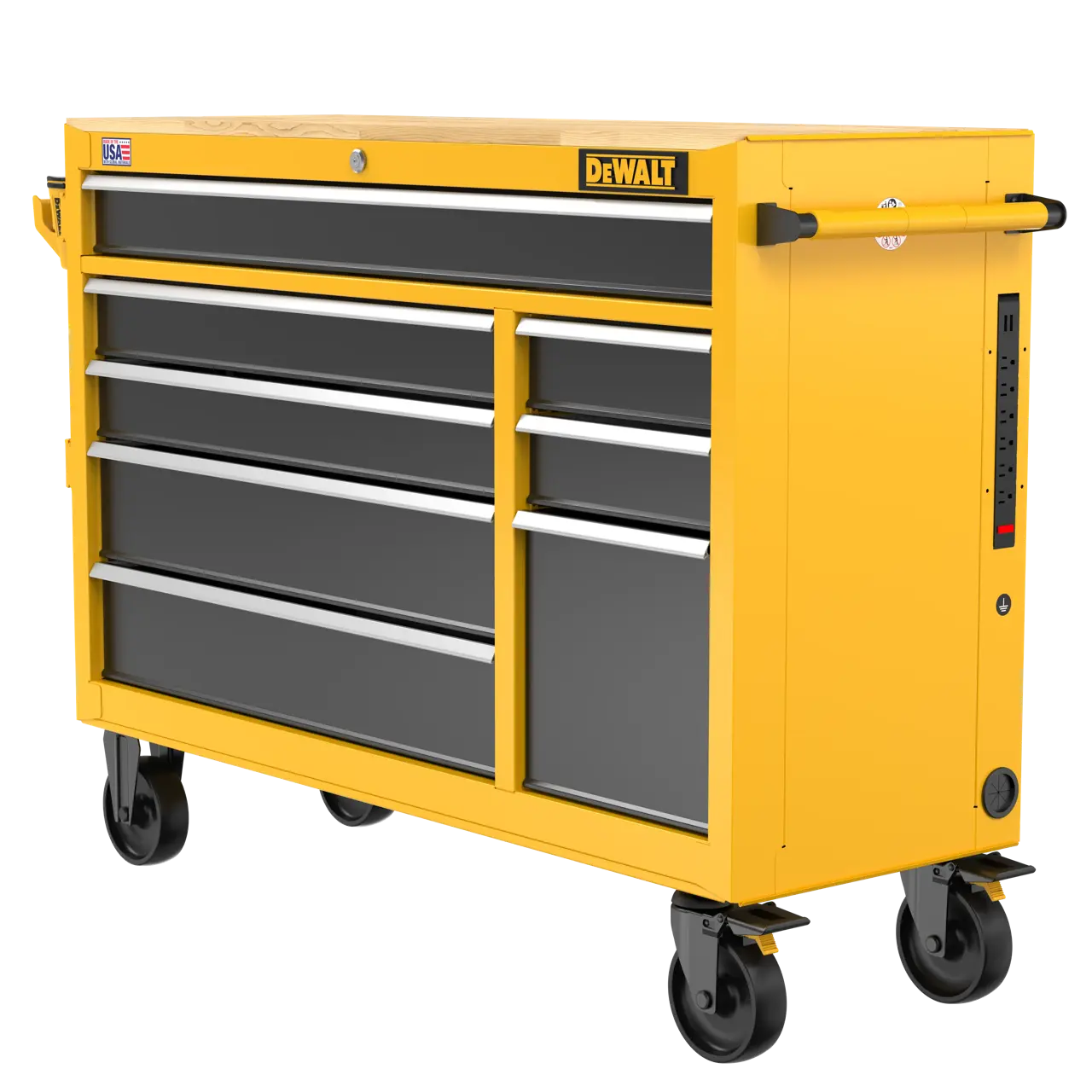 52-IN. Wide 8 Drawer Mobile Workstation