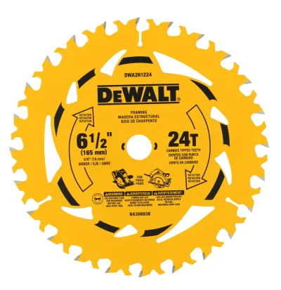 6-1/2-IN. 24T Circular Saw Blade