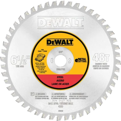6-1/2-IN. 48T Ferrous Metal Cutting Saw Blade
