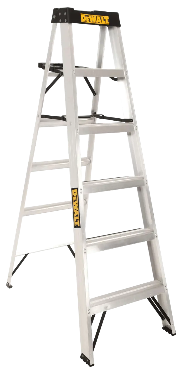 6' aluminum stepladder 300 lbs load capacity