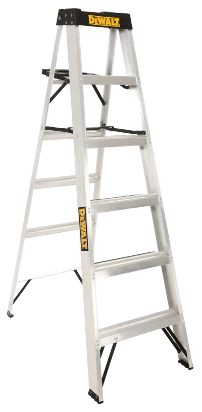 6' aluminum stepladder 300 lbs load capacity