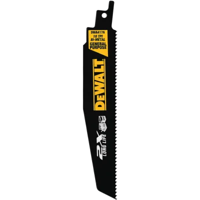 6-IN. 10TPI 2X Recip Blade (5-Pack)