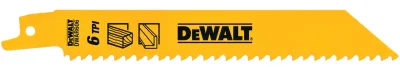 6-IN. 6 Tpi Straight Back Bi-Metal Reciprocating Saw Blade (5 Pk)