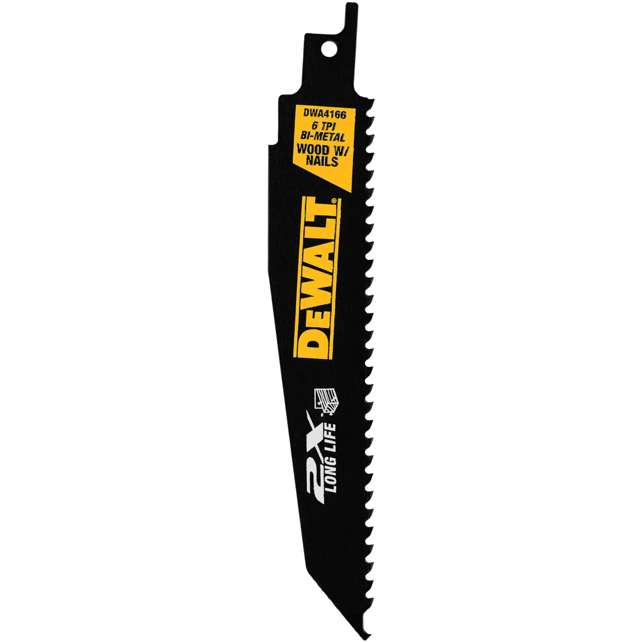 6-IN. 6TPI 2X Reciprocating Saw Blade (5-Pack)