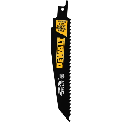 6-IN. 6TPI 2X Reciprocating Saw Blade (5-Pack)