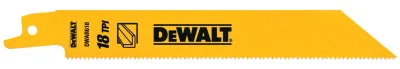 6-Inch (153mm) 18-Tpi Straight Back Reciprocating Saw Blades (2-Pack)