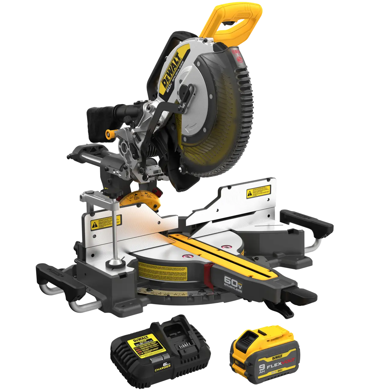 60V MAX* Brushless Cordless 12-IN. Double Bevel Sliding Miter Saw (Tool Only)