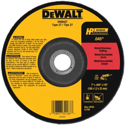 7-IN. (178mm) T27 Cutting Wheel