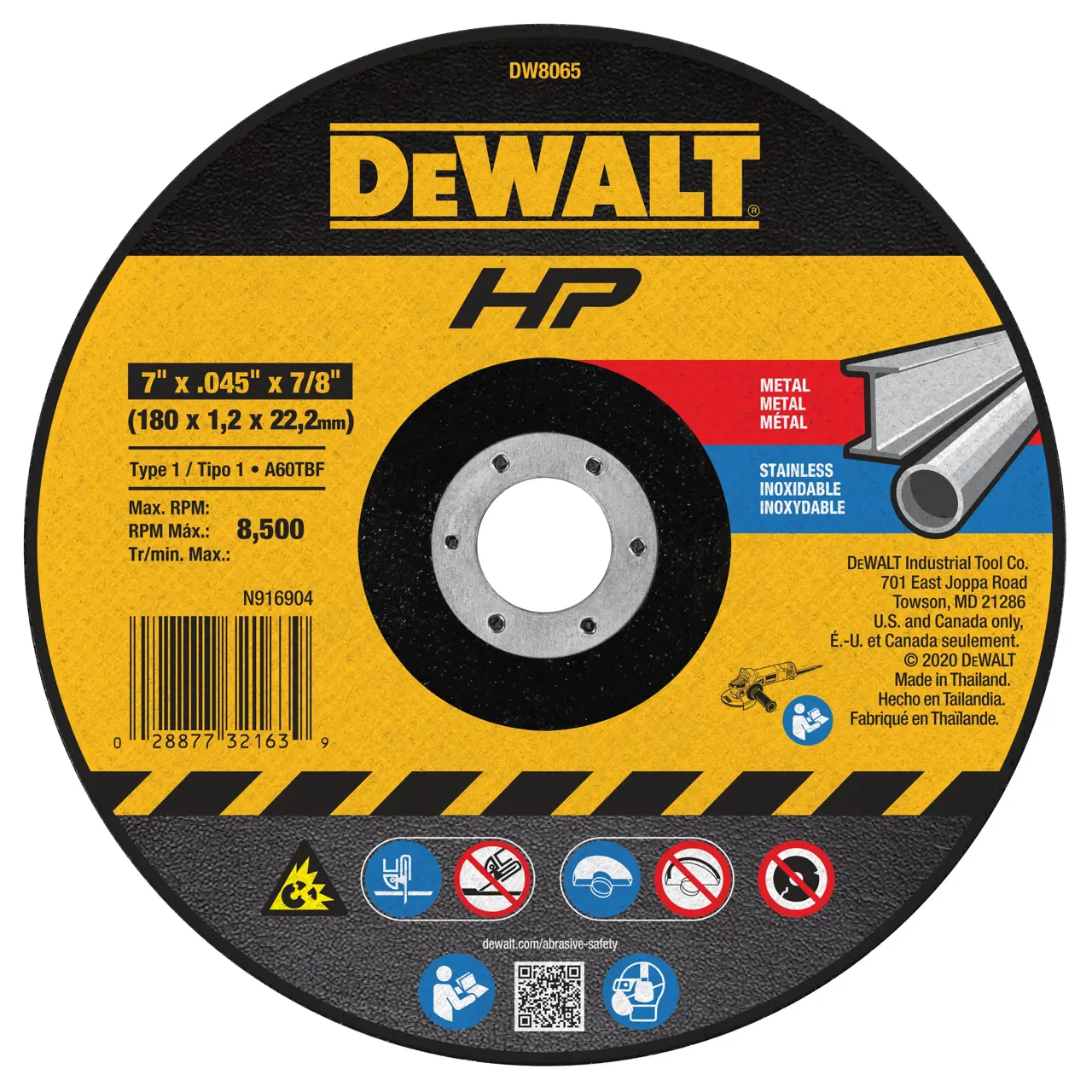 7-IN. (178mm) T41 Cutting Disc
