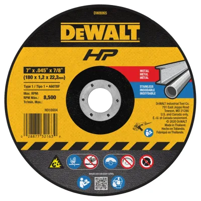 7-IN. (178mm) T41 Cutting Disc