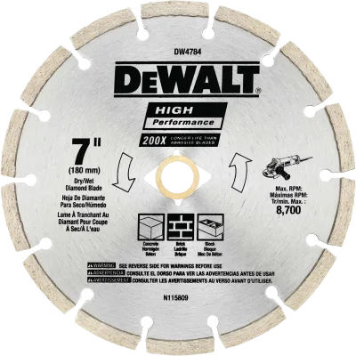 7-IN. Hp Segmented Diamond Blade