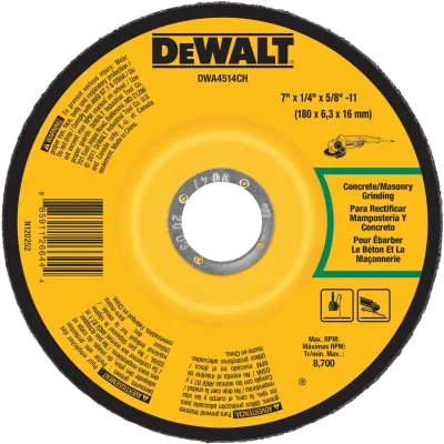 7-IN. X 1/4-IN. X 5/8-IN.-11 Concrete/Masonry Grinding Wheel