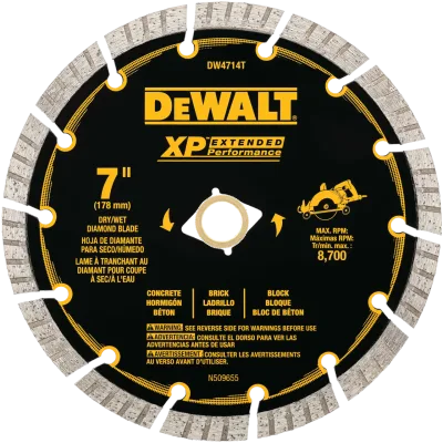 7-IN. XP™ turbo segmented diamond blade