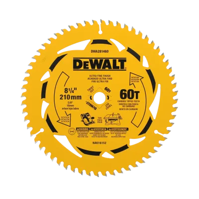 8-1/4" 60T Circular Saw Blade