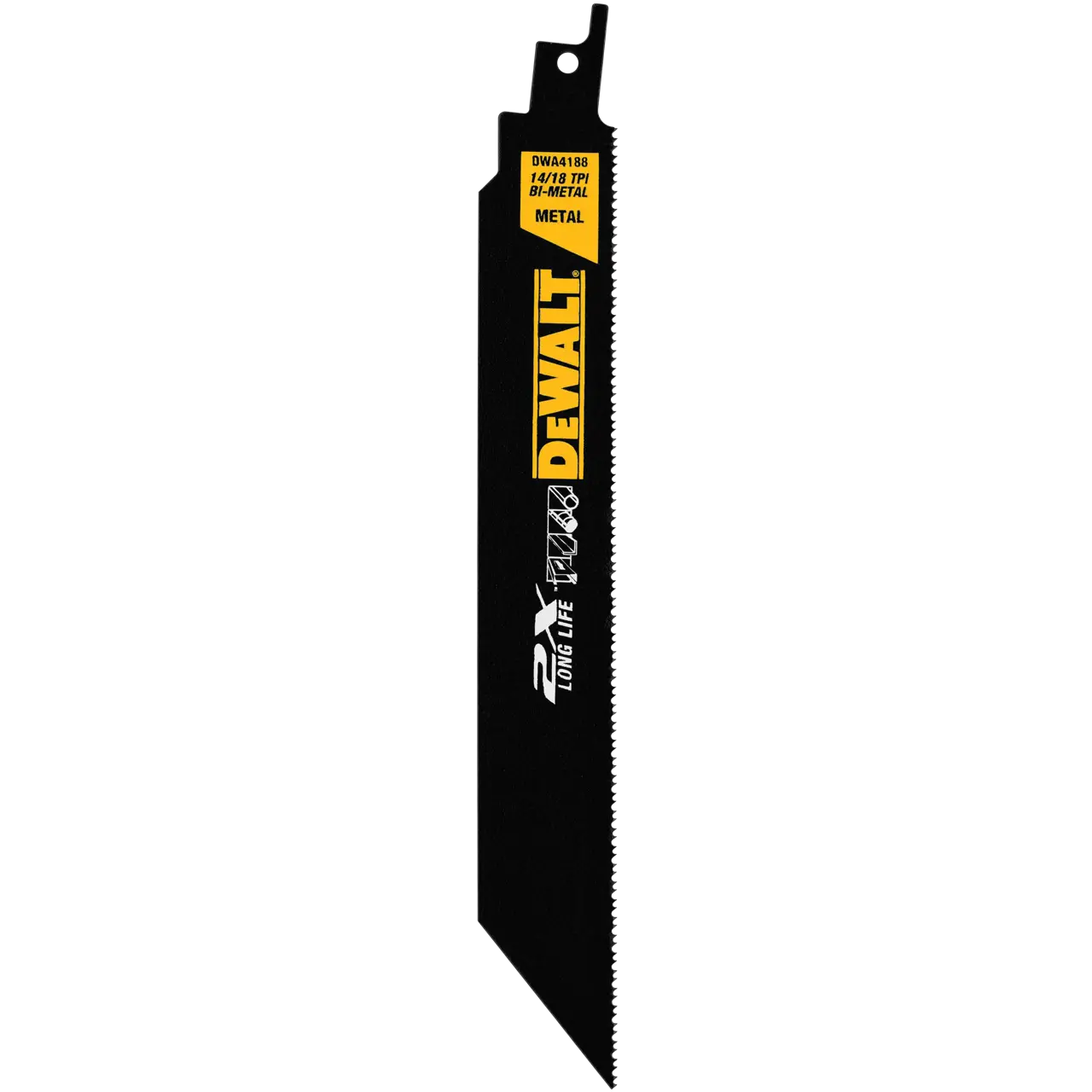8-IN. 14/18T 2X Long Life Metal Cutting Reciprocating Blade (5 Pk)
