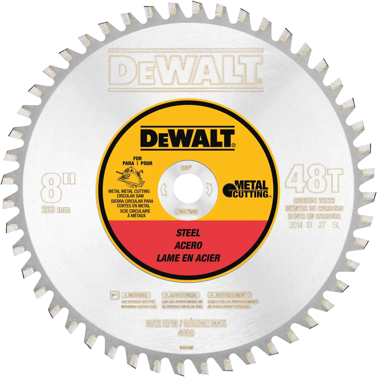 8-IN. 40T Ferrous Metal Cutting Saw Blade